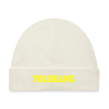 Toleranz - Baby Premium Organic Mütze - Naturweiß - Vorne