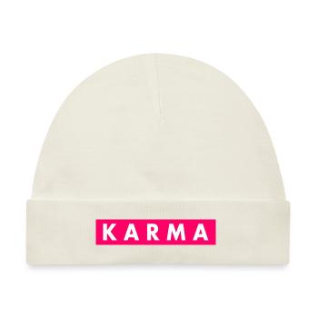 Karma - Baby Premium Organic Mütze - Naturweiß - Vorne