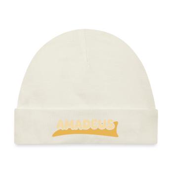 Vorname Amadeus - Baby Premium Organic Mütze - Naturweiß - Vorne