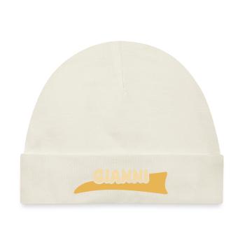 Geschenk für Gianni - Baby Premium Organic Mütze - Naturweiß - Vorne