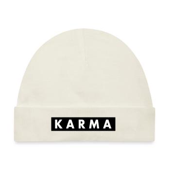 Karma - Baby Premium Organic Mütze - Naturweiß - Vorne