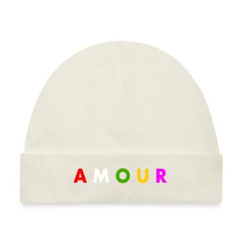 Amour - Baby Premium Organic Mütze - Naturweiß - Vorne