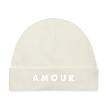 Amour - Baby Premium Organic Mütze - Naturweiß - Vorne