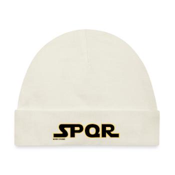 Bella Stellaria - SPQR - Roma Stellare - Baby Premium Organic Mütze - Naturweiß - Vorne