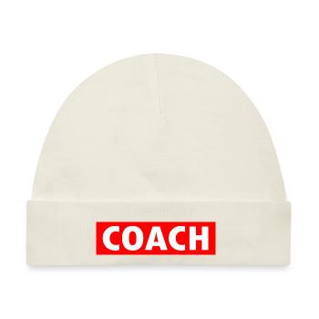 Coach - Baby Premium Organic Mütze - Naturweiß - Vorne