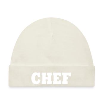 Chef - Baby Premium Organic Mütze - Naturweiß - Vorne