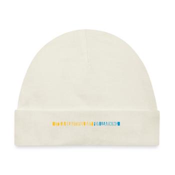 beautiful day for learning - Baby Premium Organic Mütze - Naturweiß - Vorne