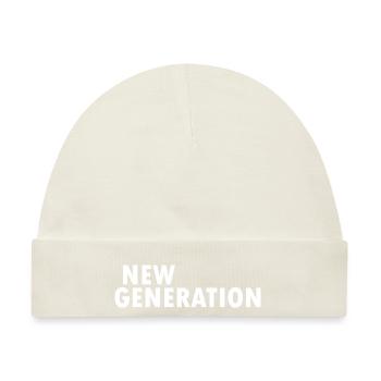 New generation - Baby Premium Organic Mütze - Naturweiß - Vorne