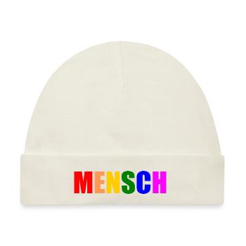 Mensch - Baby Premium Organic Mütze - Naturweiß - Vorne