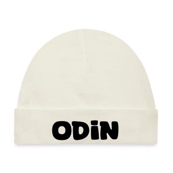 Name - Odin - Baby Premium Organic Mütze - Naturweiß - Vorne