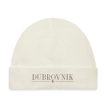 Dubrovnik T-Shirt: Geschichte, Charme - Baby Premium Organic Mütze - Naturweiß - Vorne