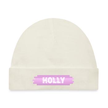 Geschenk für Holly - Baby Premium Organic Mütze - Naturweiß - Vorne
