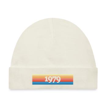 1979 1979 - Baby Premium Organic Mütze - Naturweiß - Vorne