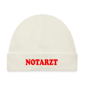 Notarzt - Baby Premium Organic Mütze - Naturweiß - Vorne