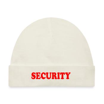 Security - Baby Premium Organic Mütze - Naturweiß - Vorne