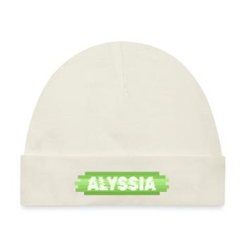 Alyssia - Baby Premium Organic Mütze - Naturweiß - Vorne