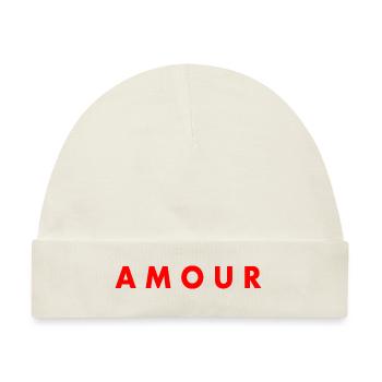 Amour - Baby Premium Organic Mütze - Naturweiß - Vorne