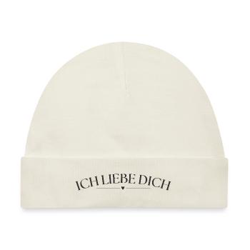 Ich liebe Dich - Baby Premium Organic Mütze - Naturweiß - Vorne