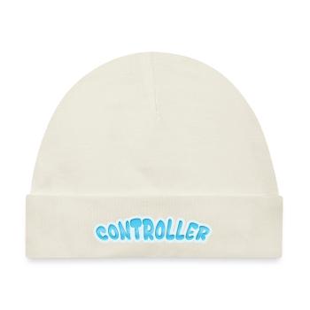 Geschenk für Controller - Baby Premium Organic Mütze - Naturweiß - Vorne