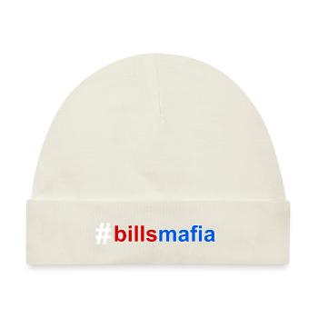 Mafia Hashtag Zitat - Baby Premium Organic Mütze - Naturweiß - Vorne