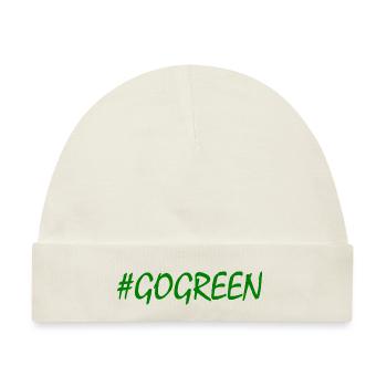 Go green - Baby Premium Organic Mütze - Naturweiß - Vorne