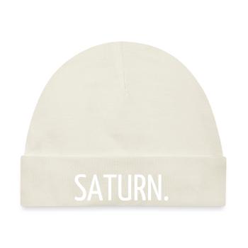 Saturn. - Baby Premium Organic Mütze - Naturweiß - Vorne