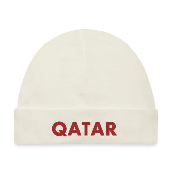 Qatar - Baby Premium Organic Mütze - Naturweiß - Vorne