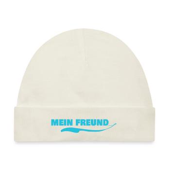 Freundschaft - Baby Premium Organic Mütze - Naturweiß - Vorne