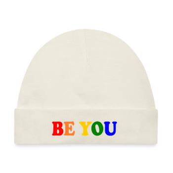 Be you - Baby Premium Organic Mütze - Naturweiß - Vorne