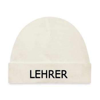 Lehrer - Baby Premium Organic Mütze - Naturweiß - Vorne