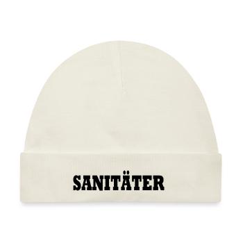 sanitäter - Baby Premium Organic Mütze - Naturweiß - Vorne