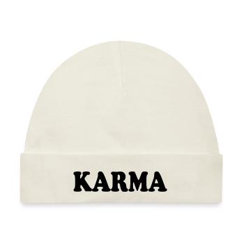 Karma - Baby Premium Organic Mütze - Naturweiß - Vorne
