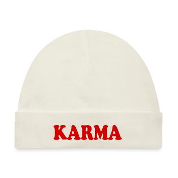 Karma - Baby Premium Organic Mütze - Naturweiß - Vorne