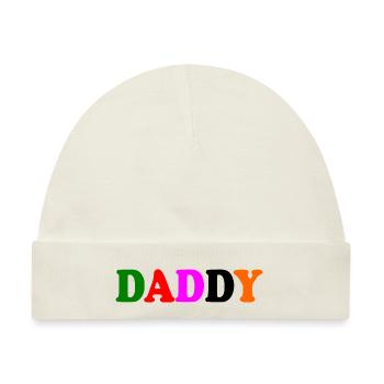 Daddy - Baby Premium Organic Mütze - Naturweiß - Vorne