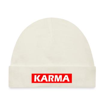 Karma - Baby Premium Organic Mütze - Naturweiß - Vorne