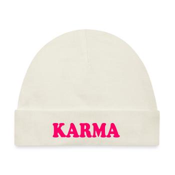 Karma - Baby Premium Organic Mütze - Naturweiß - Vorne