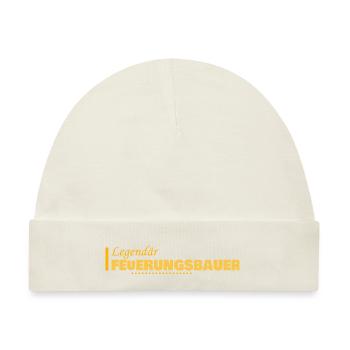 Beruf Feuerungsbauer - Baby Premium Organic Mütze - Naturweiß - Vorne