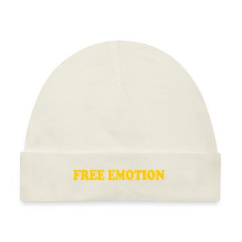 Free emotion - Baby Premium Organic Mütze - Naturweiß - Vorne
