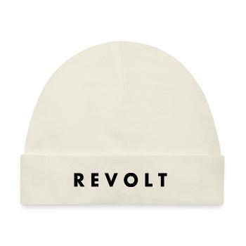 Revolt - Baby Premium Organic Mütze - Naturweiß - Vorne