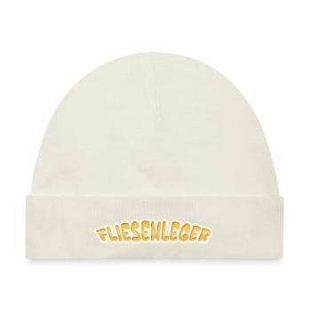 Job Fliesenleger - Baby Premium Organic Mütze - Naturweiß - Vorne