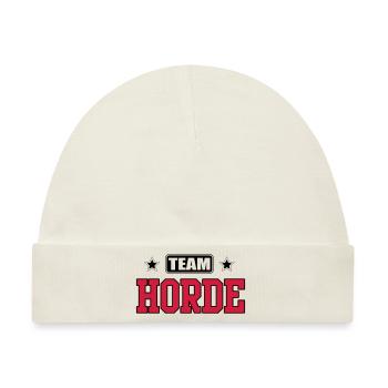 Team Horde - Baby Premium Organic Mütze - Naturweiß - Vorne
