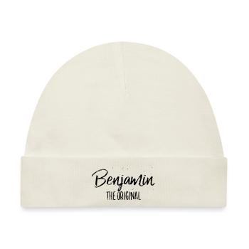Benjamin - Baby Premium Organic Mütze - Naturweiß - Vorne
