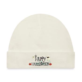Happy Halloween - Baby Premium Organic Mütze - Naturweiß - Vorne