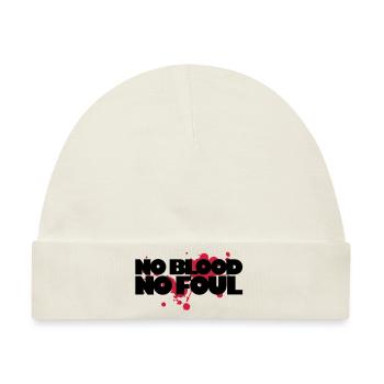 No Blood No Foul - Baby Premium Organic Mütze - Naturweiß - Vorne