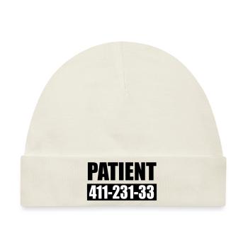 Patient 666 - Baby Premium Organic Mütze - Naturweiß - Vorne