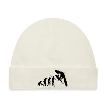 Boulder Evolution - Baby Premium Organic Mütze - Naturweiß - Vorne