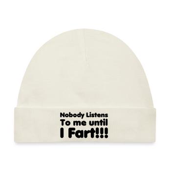 Fart - Baby Premium Organic Mütze - Naturweiß - Vorne