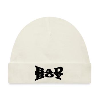 Bad Boy Böser Junge - Baby Premium Organic Mütze - Naturweiß - Vorne