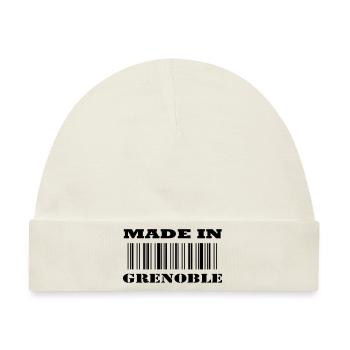 Made in GRENOBLE - Baby Premium Organic Mütze - Naturweiß - Vorne