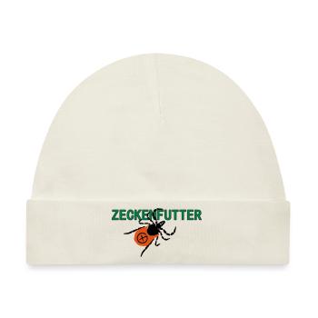 Zeckenfutter - Baby Premium Organic Mütze - Naturweiß - Vorne